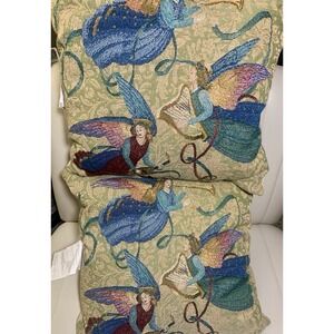 Mohawk Home American Greetings Angelic Trio Tapestry Pillows Set of 2 18x18